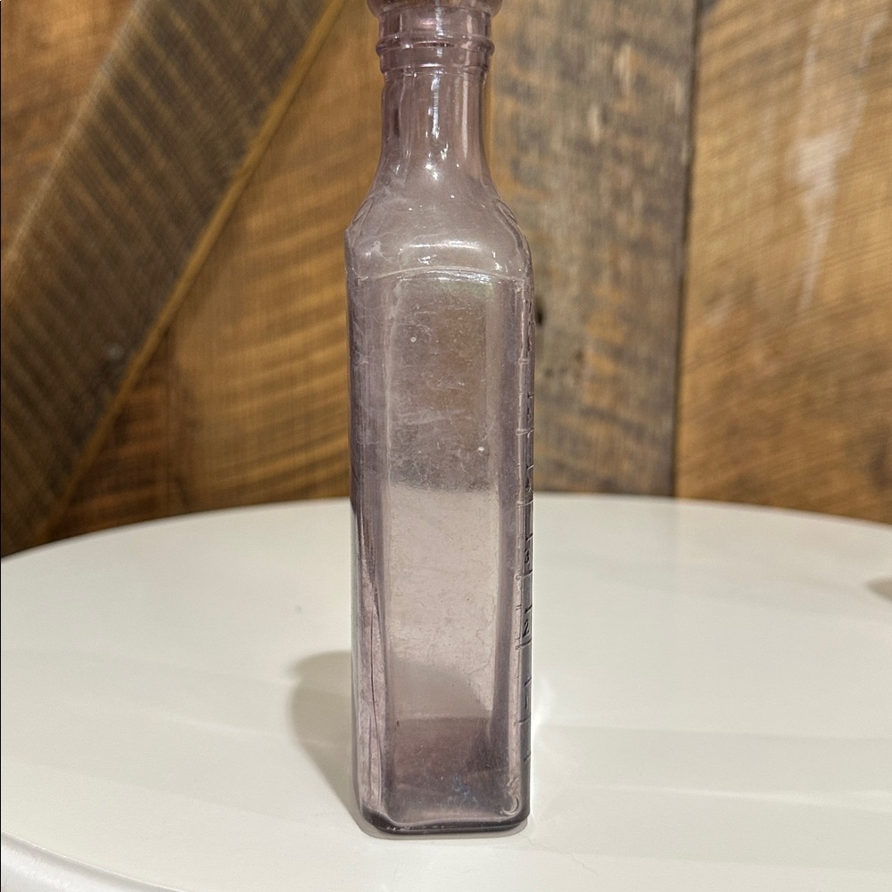 Vintage Antique Purple Medicine Liquor Glass Bottles~Warranted Flask - Picture 7 of 15